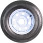 2-Pk Radial Trailer Tire On Rim ST175/80R13 175/80R-13 C 5 Lug White Spoke Wheel
