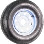 2-Pk Radial Trailer Tire On Rim ST175/80R13 175/80R-13 C 5 Lug White Spoke Wheel