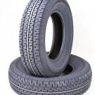 2 Heavy Duty FREE COUNTRY Trailer Tires ST205/75R15 10PR Load Range E Steel Belted Radial