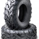 Set of 2 New WANDA ATV/UTV Tires 25x10-12 /6PR P373 High Load tires