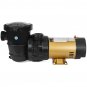 Xtremepowerus 75113 Pump Pool ABOVEGROUND 1.5HP 2SPEED Energy Saving, Black