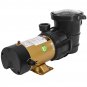 Xtremepowerus 75113 Pump Pool ABOVEGROUND 1.5HP 2SPEED Energy Saving, Black
