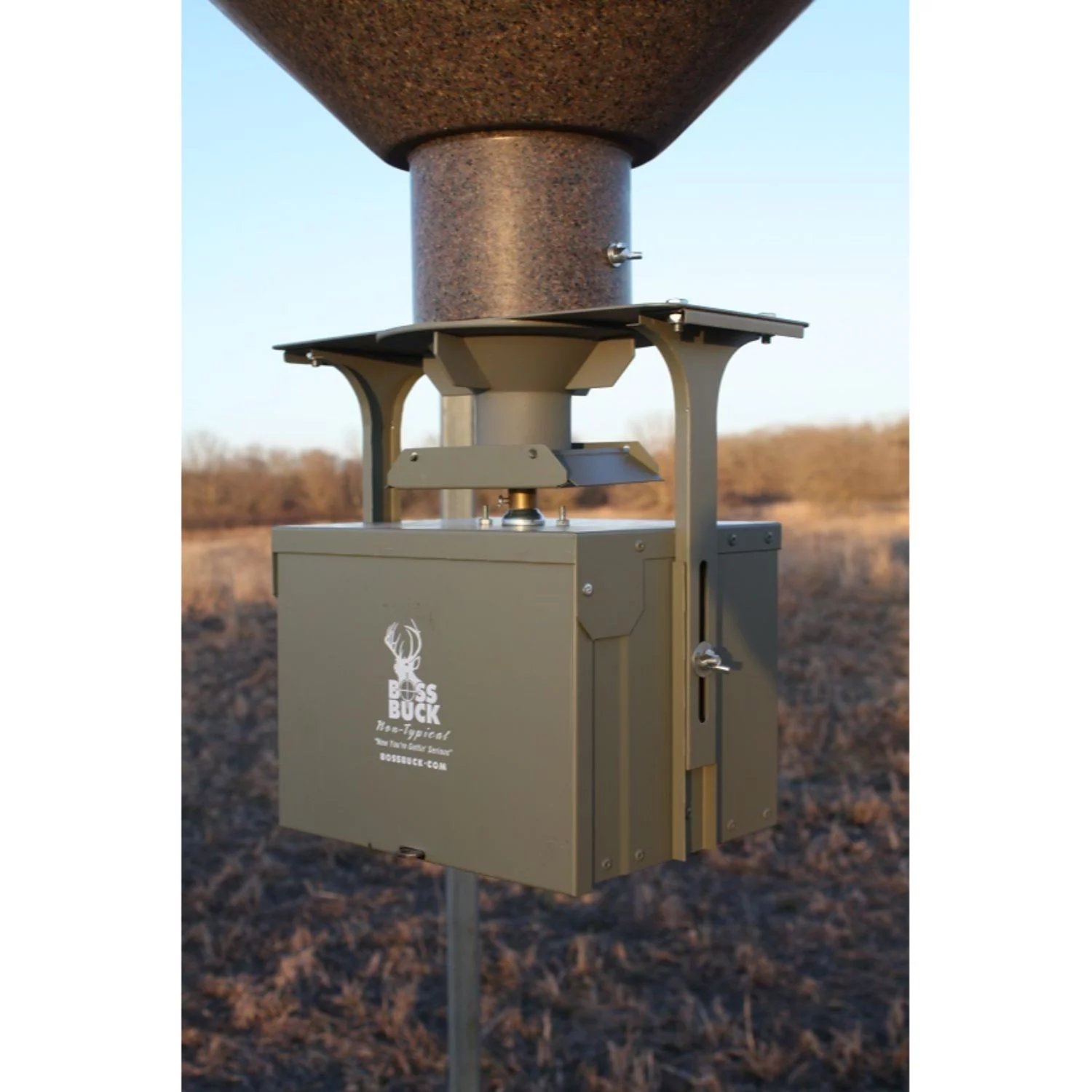Boss Buck BB-1.5BB 12V High Torque Motor Hunting Game Feeder Kit w/ Timer Holder