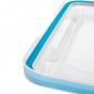 Sterilite 80-Qt Clear Plastic Stackable Storage Bin w/Gasket Latch Lid, 8 Pack