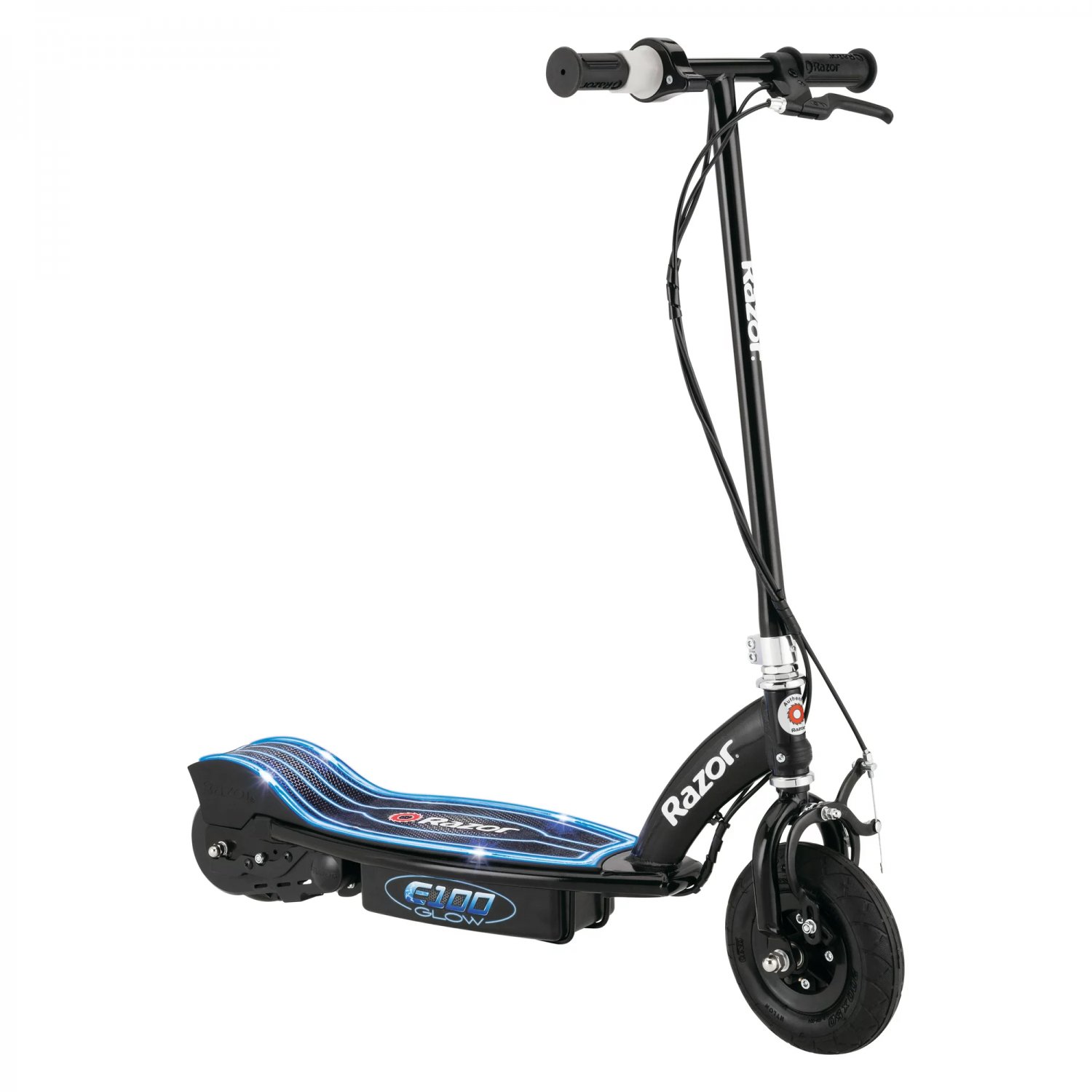 Razor E100 Glow Electric Scooter for Kids Ages 8+ and up to 120 lbs