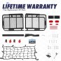 KING BIRD 60 X24 X6 Folding Hitch Cargo Carrier 550LBS Capacity Fits to 2 Receiver