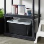 Life Story 55 Qt Stackable Organization Lidded Storage Container, (12 Pack)