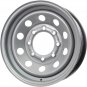 2-Pack Heavy Duty Equipment Trailer Rims Wheels 16 in. 16X6 8H Silver Modular