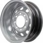 2-Pack Heavy Duty Equipment Trailer Rims Wheels 16 in. 16X6 8H Silver Modular