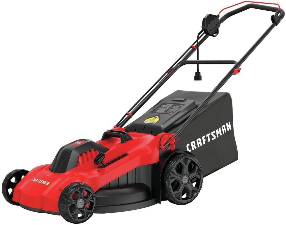 CRAFTSMAN Electric Lawn Mower, 20-Inch, Corded, 13-Ah (CMEMW213)