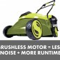 Sun Joe MJ401C 14-Inch 28-Volt Cordless Push Lawn Mower, w/10.6-Gallon Collection Bag