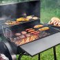 Royal Gourmet CC1830SC Charcoal Grill Offset Smoker with Cover, 811 Square Inches, Black