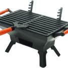 Sungmor Small Rectangle Cast Iron Charcoal Grill Stove, 12.4 by 6.8 Inch