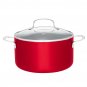 Food Network 10-pc. Nonstick Ceramic Cookware Set COLOR: RED