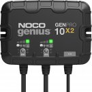 NOCO Genius GENPRO10X2, 2-Bank, 20A (10A/Bank) Smart Marine Battery Charger