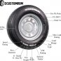 2-Pack eCustomrim Rainier Radial Trailer Tire ST235/80R16 LRE 3520 Lb. 80 PSI