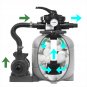 XtremepowerUS 12" Sand Filter Above-Ground Pool Pump Swimming Pool with Stand