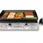 Blackstone 2-Burner 22'' Tabletop Griddle with Stainless Steel Front