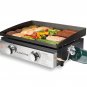 Blackstone 2-Burner 22'' Tabletop Griddle with Stainless Steel Front