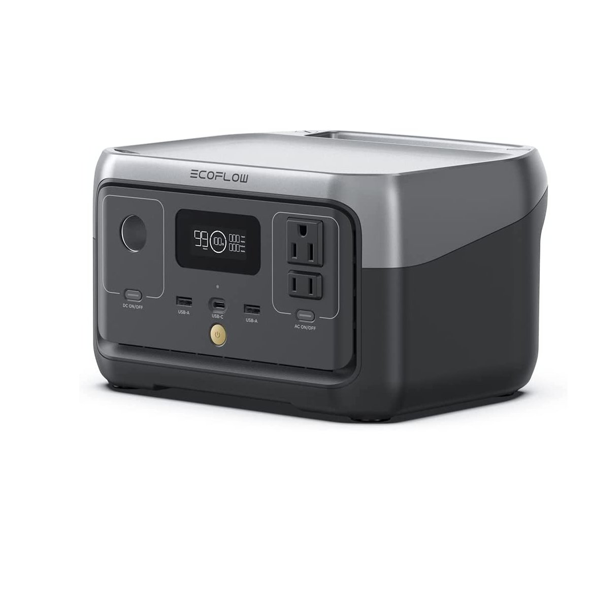 EF ECOFLOW Portable Power Station RIVER 2, 256Wh LiFePO4 Battery