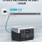 EF ECOFLOW Portable Power Station RIVER 2, 256Wh LiFePO4 Battery