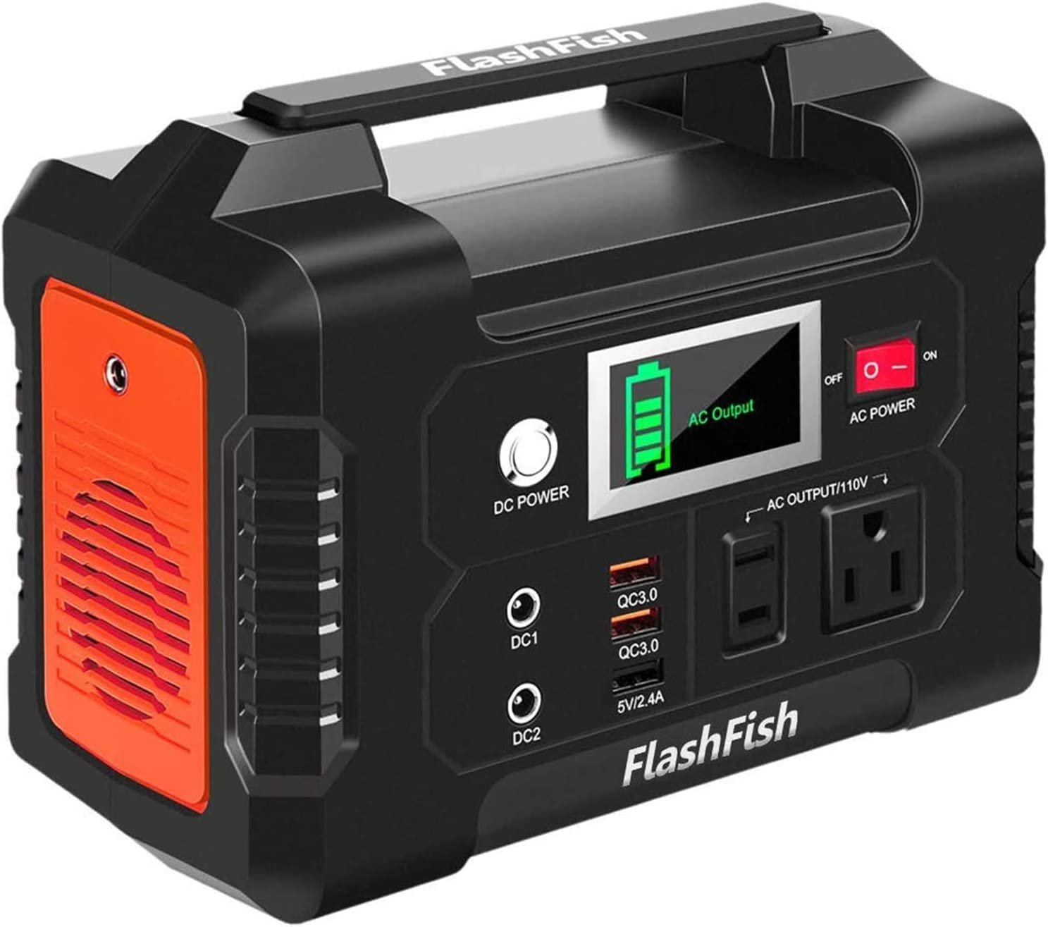 Tomshine FlashFish 200W Portable Power Station FlashFish 40800mAh Solar Generator