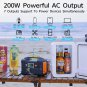Tomshine FlashFish 200W Portable Power Station FlashFish 40800mAh Solar Generator