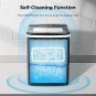 AGLUCKY Countertop Ice Maker Machine, Portable Ice Makers Countertop (Black)