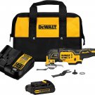 DEWALT 20V MAX XR Oscillating Tool Kit 3-Speed, DCS356C1