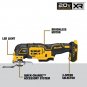 DEWALT 20V MAX XR Oscillating Tool Kit 3-Speed, DCS356C1