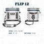 YETI Hopper Flip 12 Cooler with Top Handle, Canopy Green