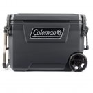 Coleman Convoy Series 65-Quart Cooler With Wheels, Gray/Dark Storm