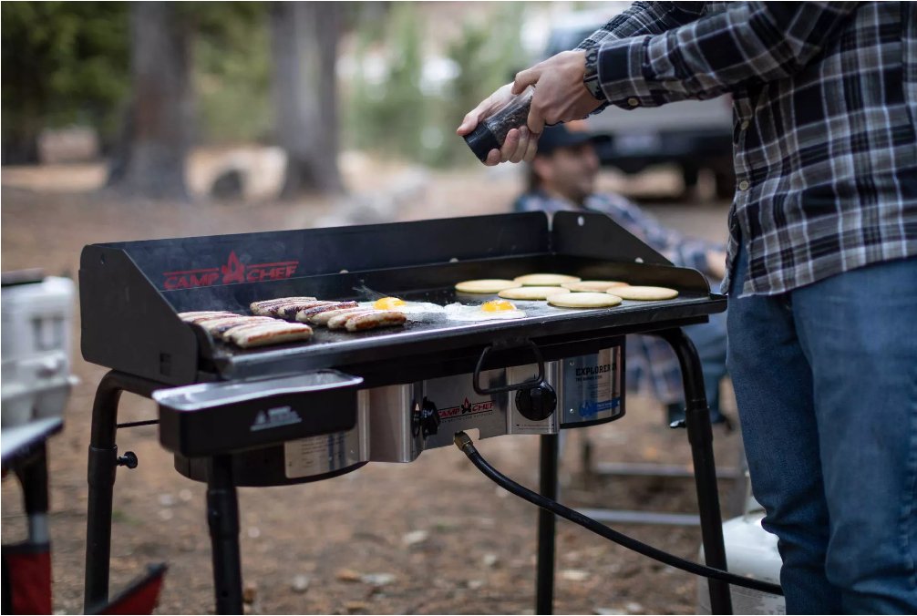 Camp Chef Explorer 14 Deluxe Face Plate 2 Burner Stove