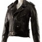 HAWG HIDES LEATHER CLASSIC STYLE MOTORCYCLE JACKET - MED