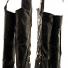 HAWG HIDES GENUINE LEATHER MOTORCYCLE CHAPS PANTS - 2X