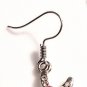 Silver Cz Star Pink Earring Set