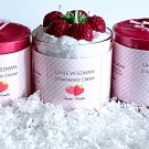 Strawberry Scented Dessert Candles Set of 3