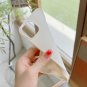 10pcs Luxury Pure White Color Smart Phone Cover For iPhone 14 Plus Pro Max