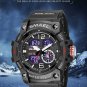Sports Dual Display Watch For Men LED Digital Quartz Waterproof Watches Stopwatc