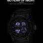 Sports Dual Display Watch For Men LED Digital Quartz Waterproof Watches Stopwatc