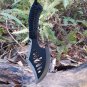Tactical Throwing Hatchet Axe Fixed Blade Survival Knife Camping Shock Reduction