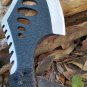 Tactical Throwing Hatchet Axe Fixed Blade Survival Knife Camping Shock Reduction