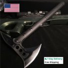 Tactical Throwing Hatchet Axe Fixed Blade Survival Knife Camping
