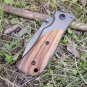 Folding Knives Tactical outdoor Blade Steel Wood Handle Knifes Hunting Camping