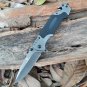 New Steel Folding Knife Handle Outdoor Camping Survival Portable Hunting Knife