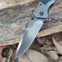 New Steel Folding Knife Handle Outdoor Camping Survival Portable Hunting Knife