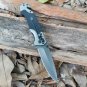 New Steel Folding Knife Handle Outdoor Camping Survival Portable Hunting Knife