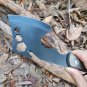 Tactical Throwing Hatchet Axe Fixed Blade Survival Knife Camping wood handle