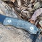 Tactical Throwing Hatchet Axe Fixed Blade Survival Knife Camping wood handle