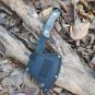 Tactical Throwing Hatchet Axe Fixed Blade Survival Knife Camping wood handle